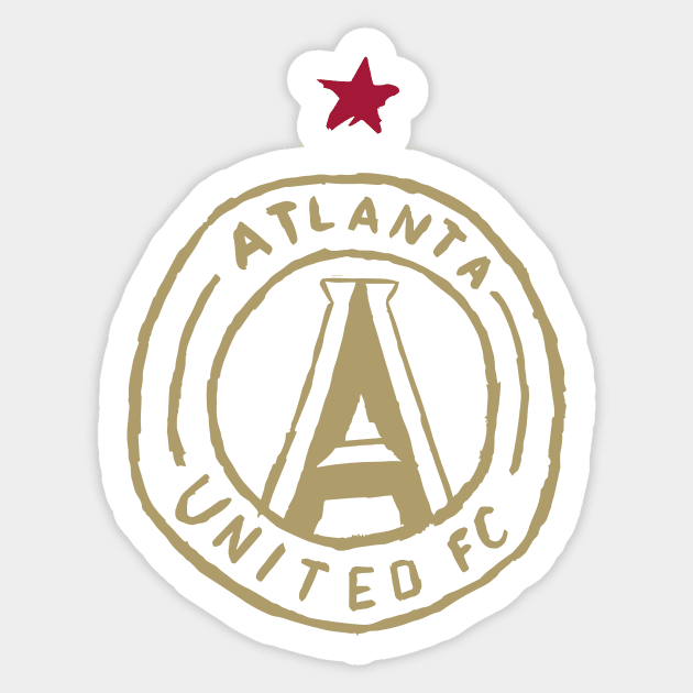 Atlanta Uniteeed fc Sticker by Very Simple Graph